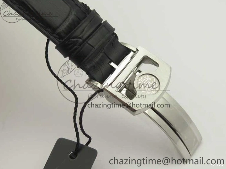 MIROTIME 0213 Portuguese Chrono SS ZF 1:1 Best Edition Gray Dial SS On Black Leather Strap A ZipUp 7215